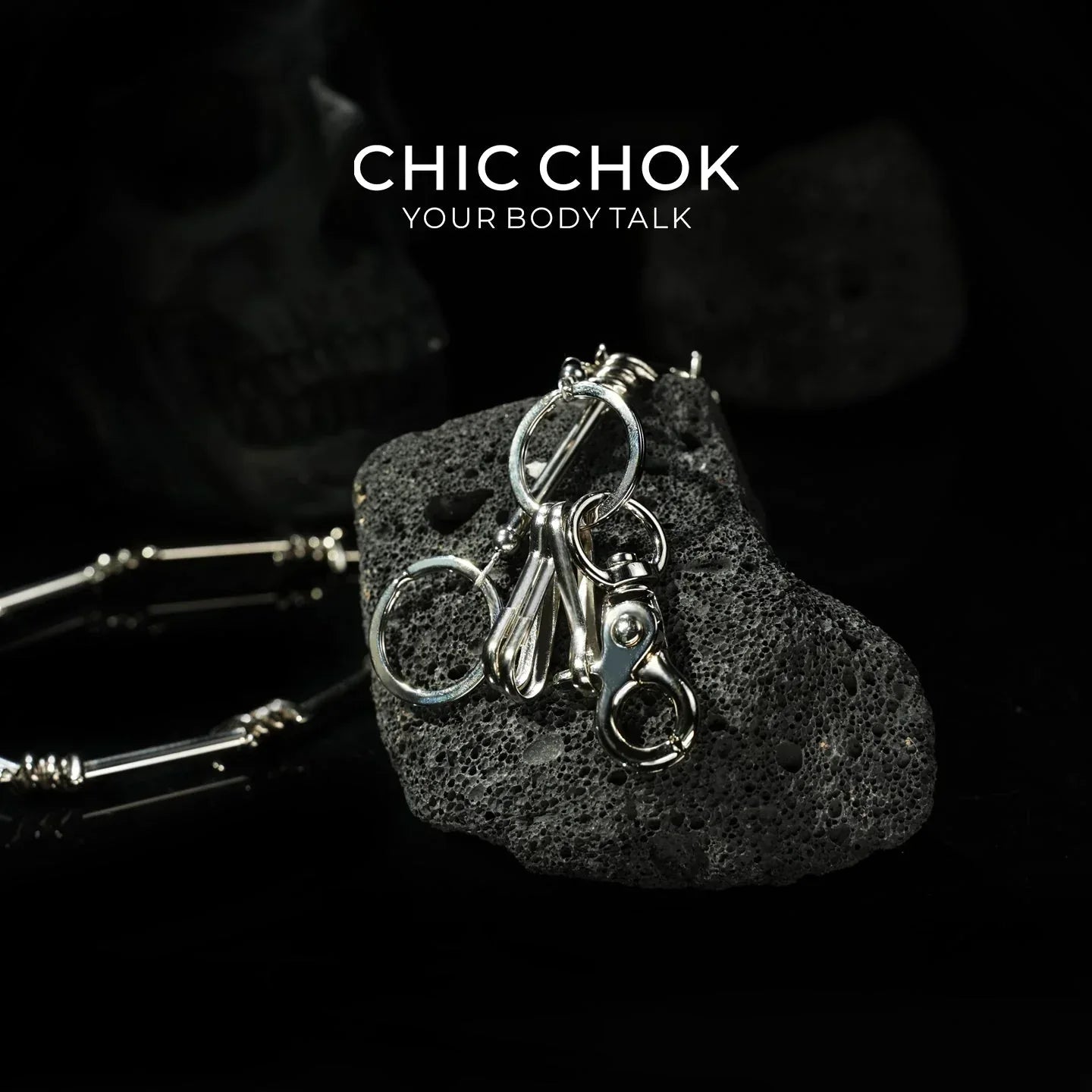 CHICCHOK [Steel Thorns] Heavy Metal Punk Pants Chain - CHICCHOK - Choker