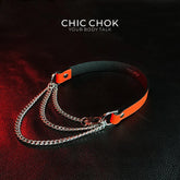 CHICCHOK [Breathless] Pulling Fashion and Fun Choker(Orange) - CHICCHOK - Choker, collar - Choker
