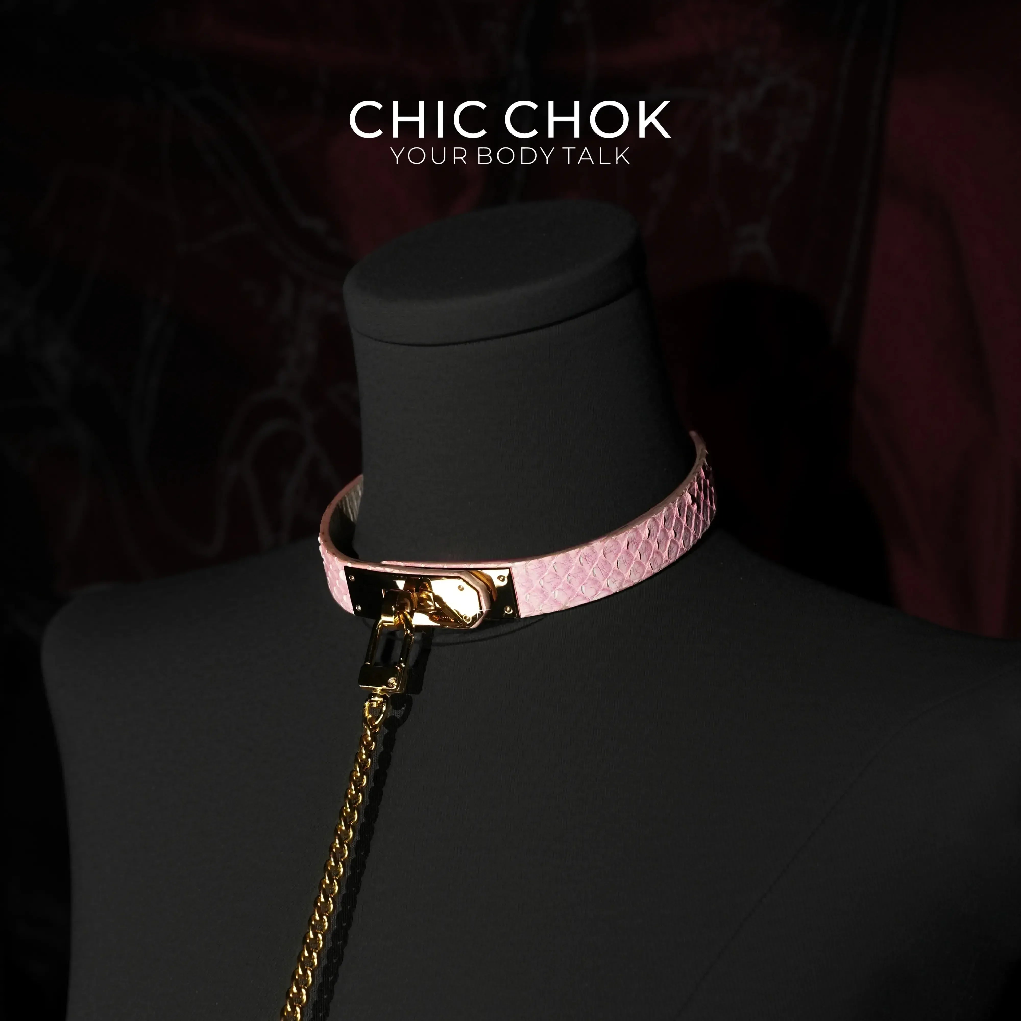 CHICCHOK - Kelly buckle Dimple Choker - CHICCHOK - Choker, collar - Choker