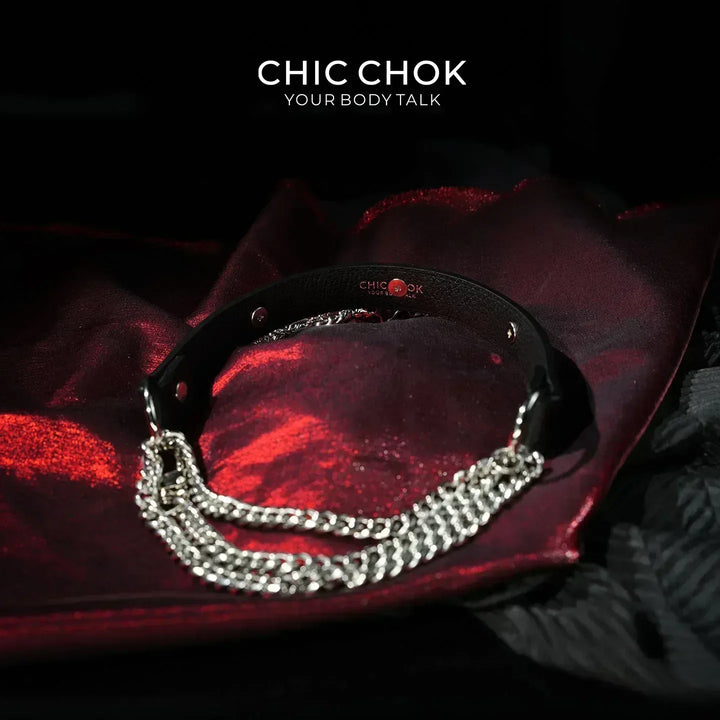 Rebel in Chains - CHICCHOK - Breathless, Choker, collar, Necklace, skull - Choker