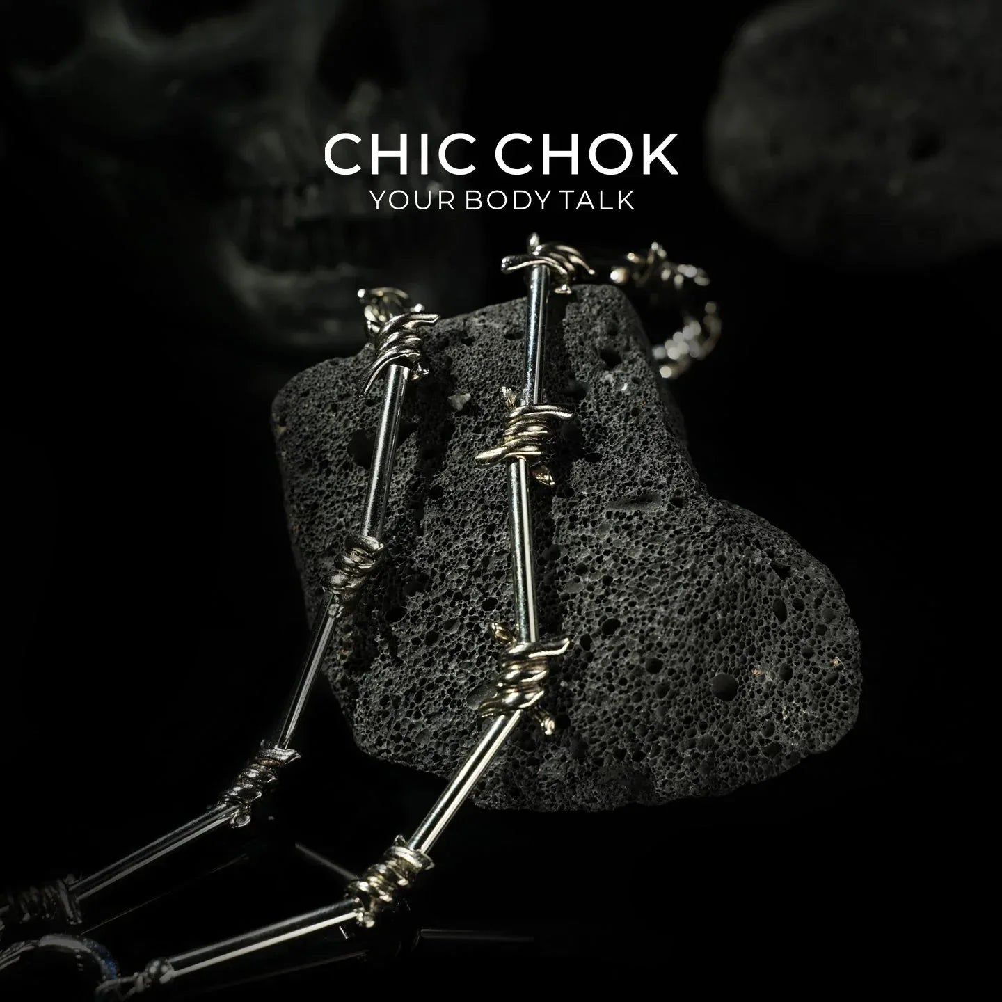 CHICCHOK [Steel Thorns] Heavy Metal Punk Pants Chain - CHICCHOK - Choker
