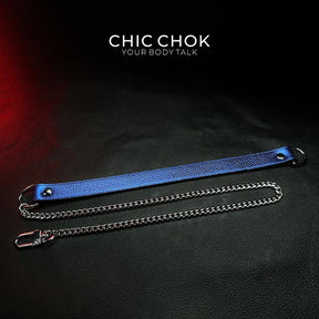 CHICCHOK [Breathless] Pulling Fashion and Fun Choker(Blue) - CHICCHOK - Choker, collar - Choker