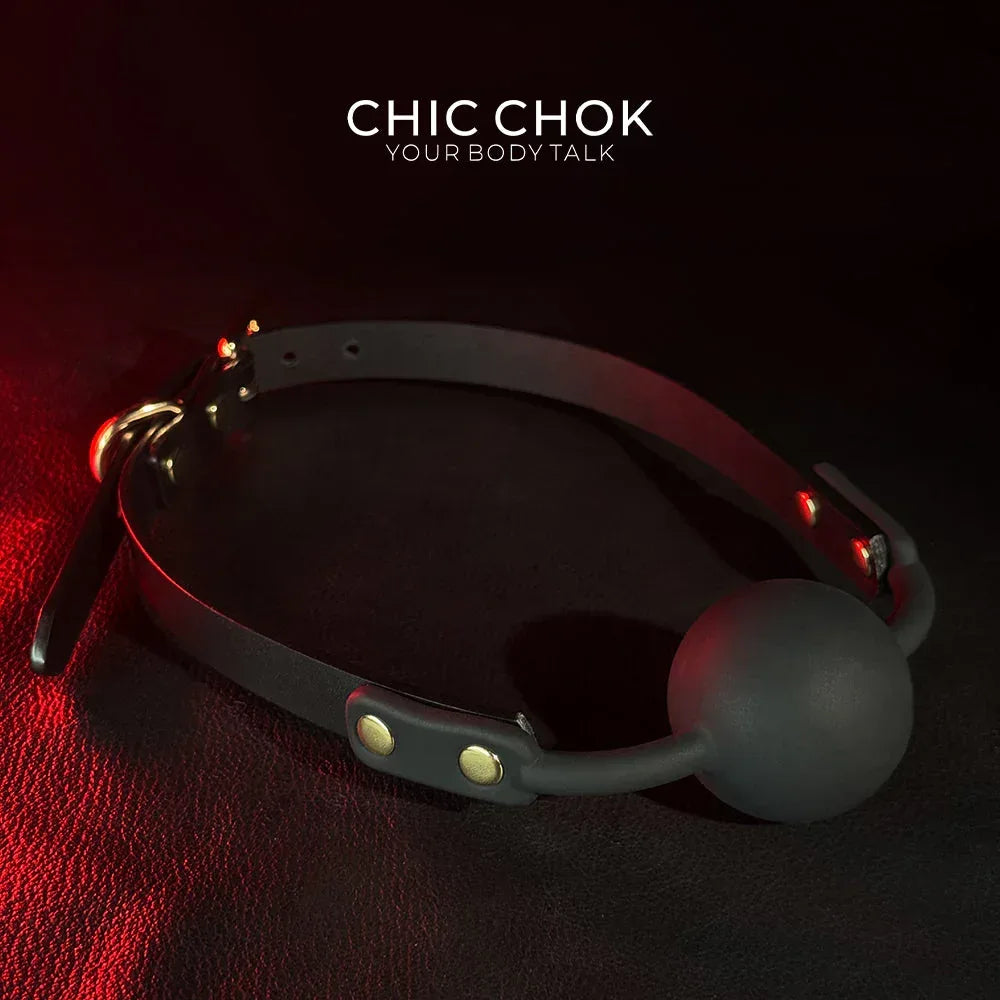 [CHICCHOK] PureSilk Silicone Gag – Gentle Bondage, Elegant Desire - CHICCHOK - 
