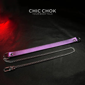 CHICCHOK [Breathless] Pulling Fashion and Fun Choker(Purple) - CHICCHOK - Choker, collar - Choker