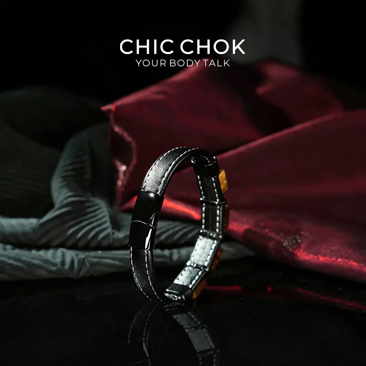 Golden Focus - CHICCHOK - Bracelet, Crystal Bracelet - Bracelet
