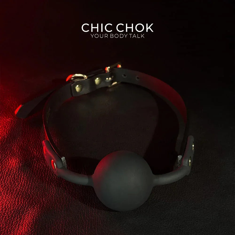 [CHICCHOK] PureSilk Silicone Gag – Gentle Bondage, Elegant Desire - CHICCHOK - - Accessories