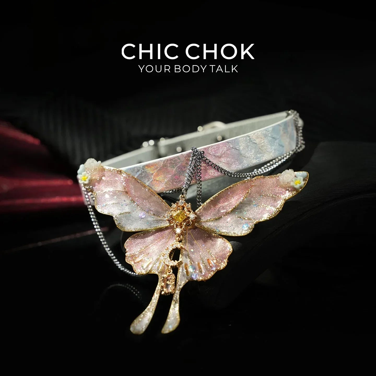 CHIC CHOK Rainbow Butterfly - CHICCHOK - Choker