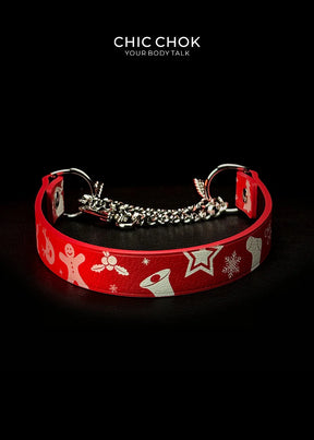 CHICCHOK [Breathless] Pulling Fashion and Fun Choker Christmas Limited Edition - CHICCHOK - Choker, collar - Choker