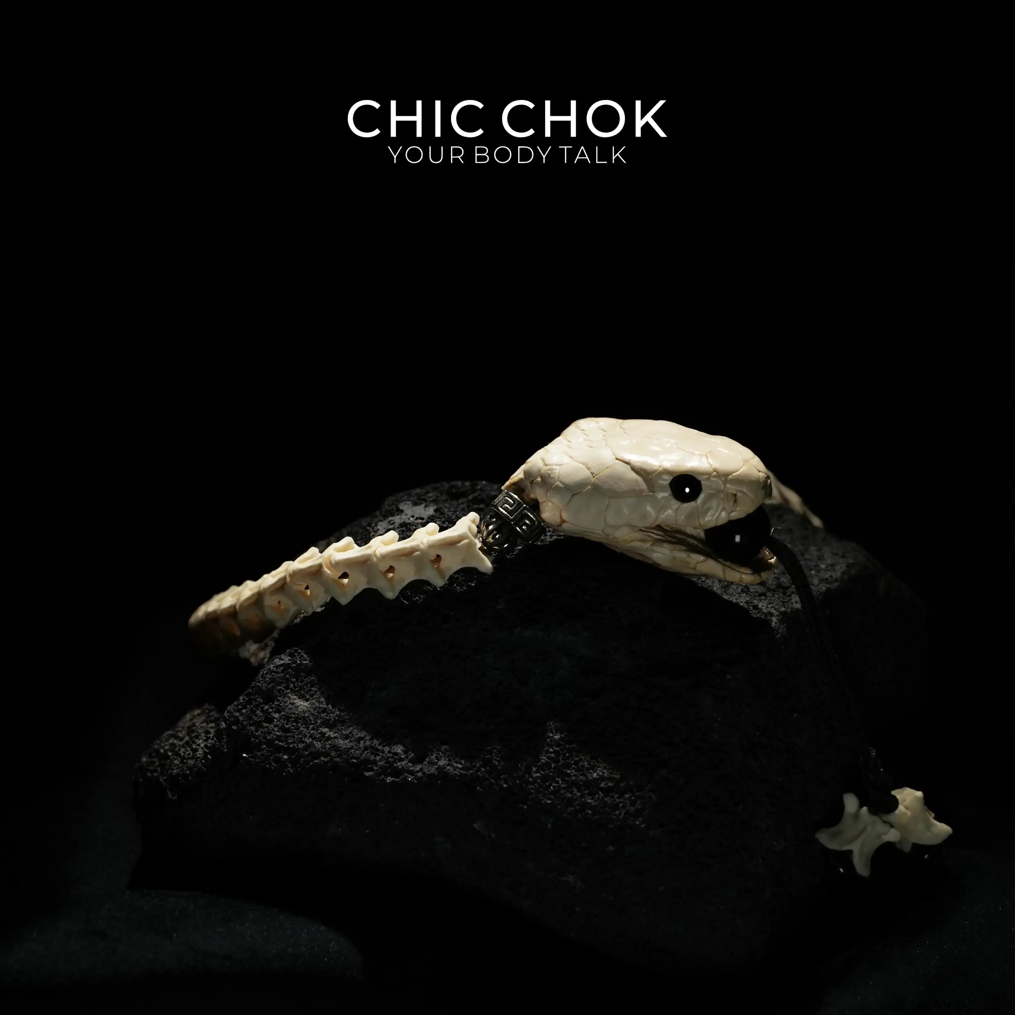CHIC CHOK [Serpent Bone Pledge] Bracelet—A Wild Declaration of Dark Aesthetics - CHICCHOK - - Bracelet