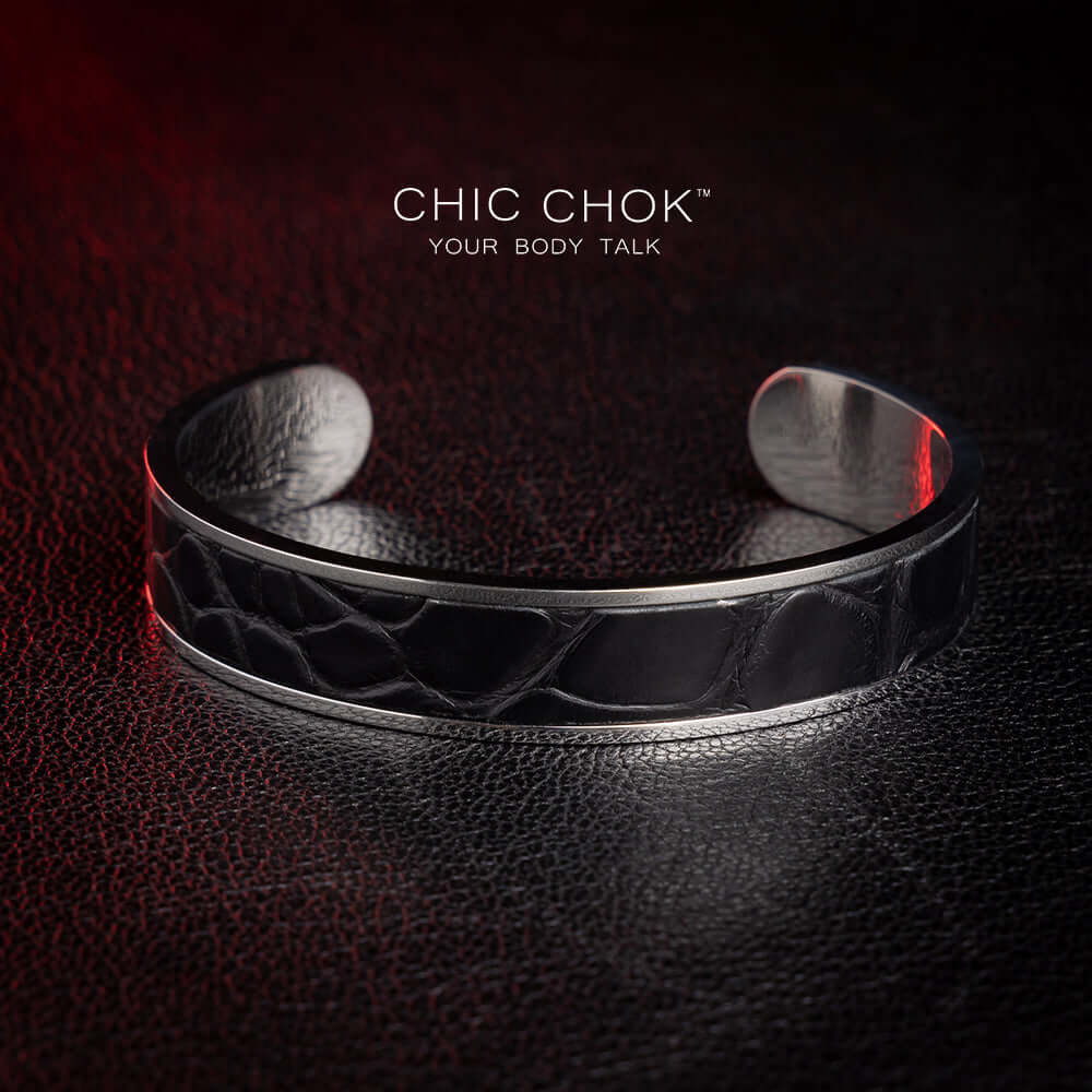 chicchok [Baron Crow] Metallic bracelet Couple Gifts, Farewell Gift handmade