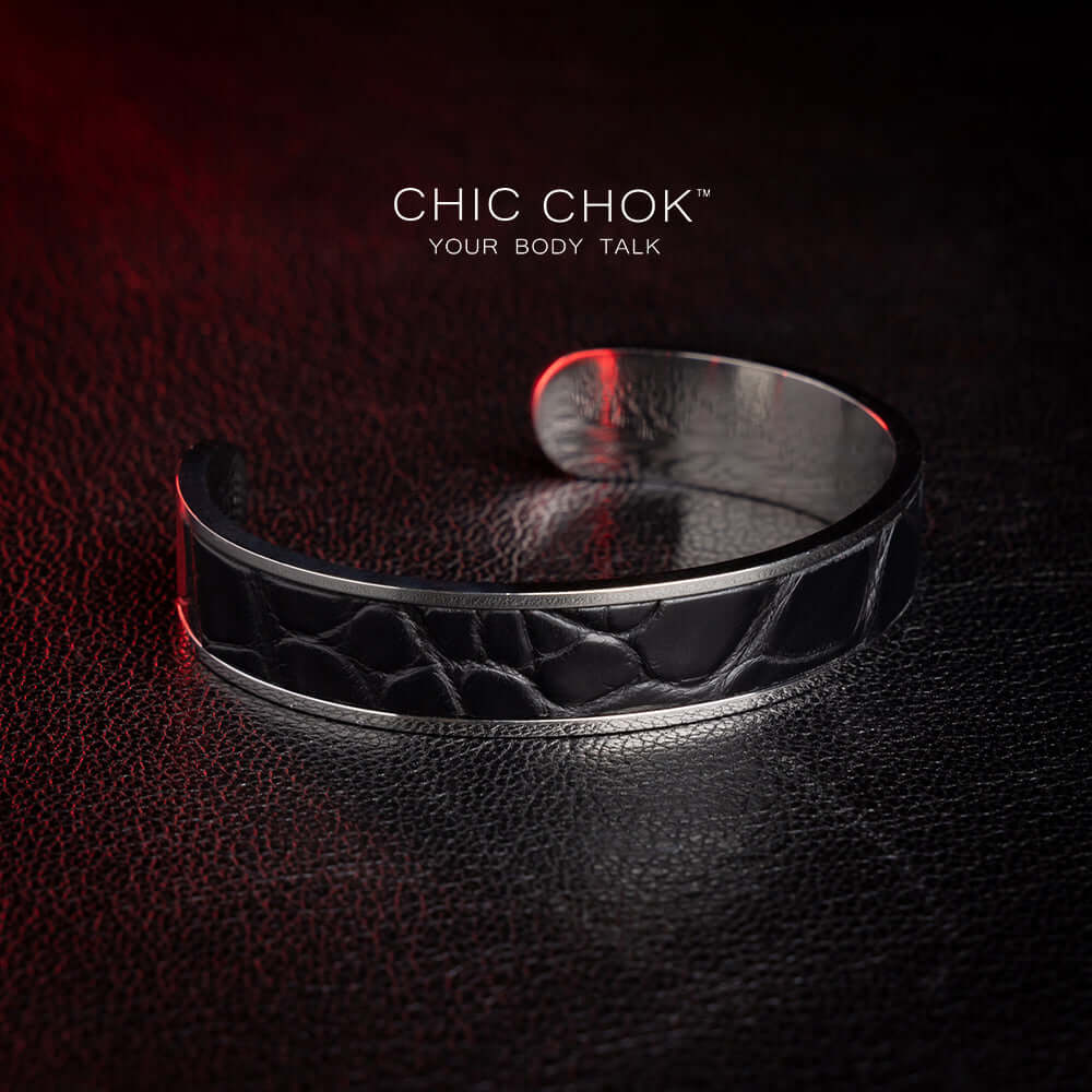 chicchok [Baron Crow] Metallic bracelet Couple Gifts, Farewell Gift handmade