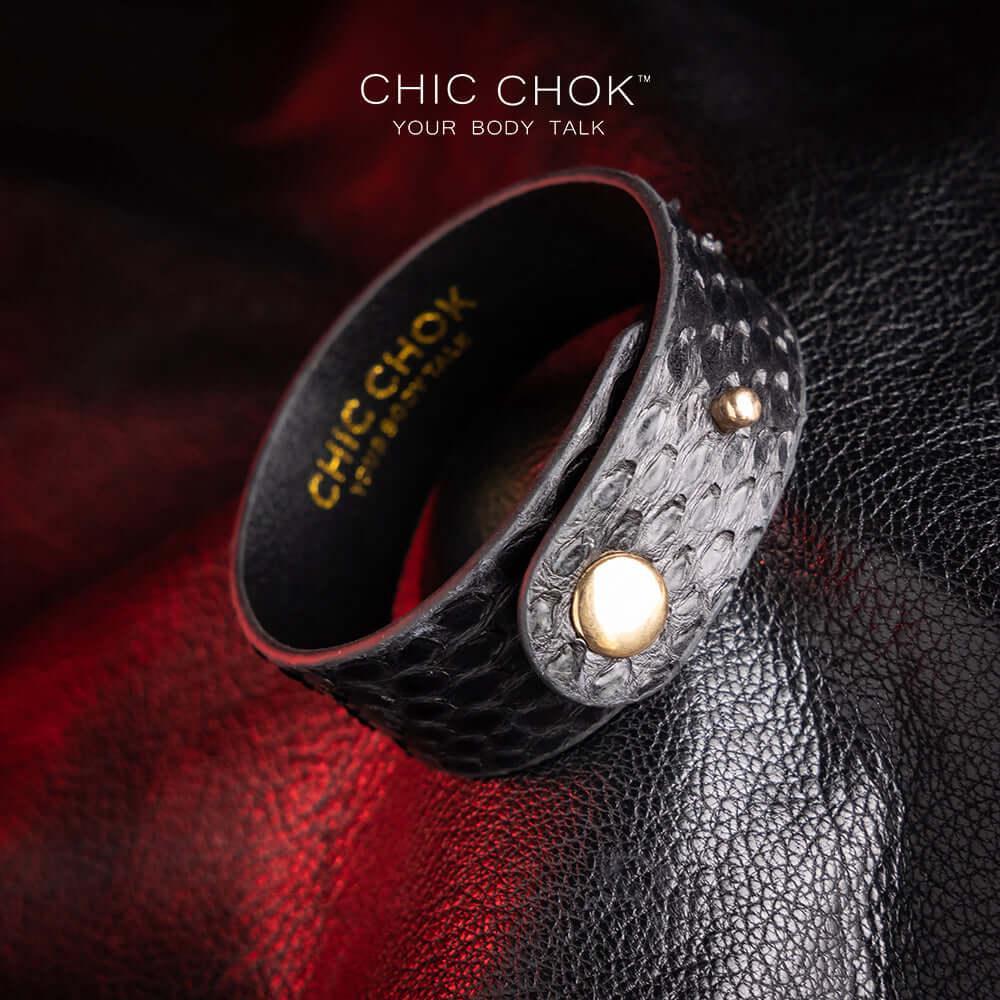 CHICCHOK [Dark Forest] - Black Python Adjustable Bracelet - CHICCHOK - Bracelet - Bracelet