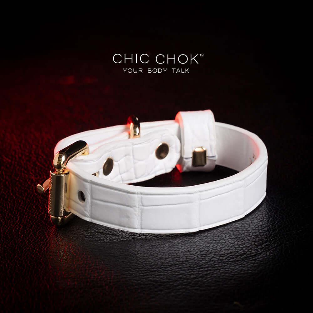 CHICCHOK [Daylight Chaser] - Crocodile Pattern Leather Bracelet - CHICCHOK - Bracelet