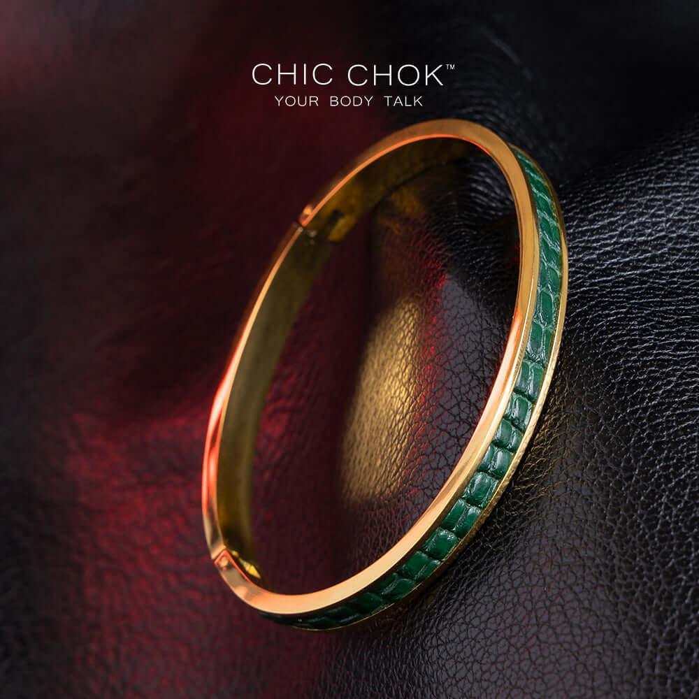 Iguana Queen - Metallic Bracelet - CHICCHOK - Metallic Bracelet - Metallic Bracelet