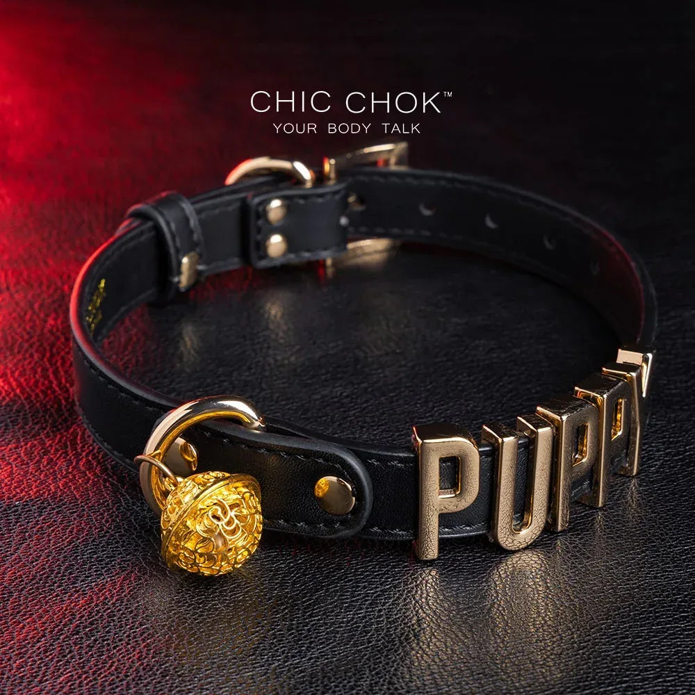 CHICCHOK [PUPPY] - Personalize Letters(Maximum 6) Fashion Choker - CHICCHOK - Choker