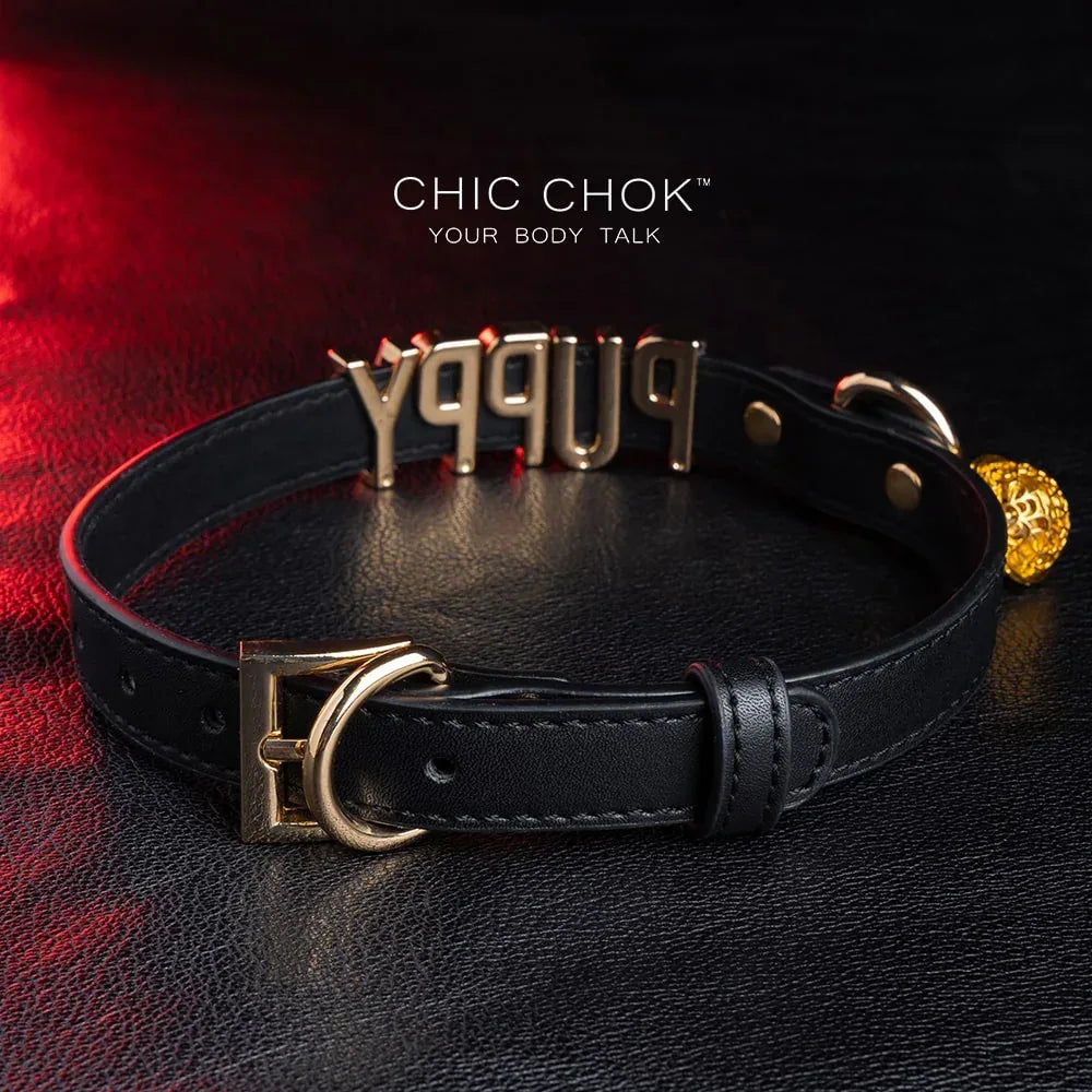 CHICCHOK [PUPPY] - Personalize Letters(Maximum 6) Fashion Choker - CHICCHOK - Choker