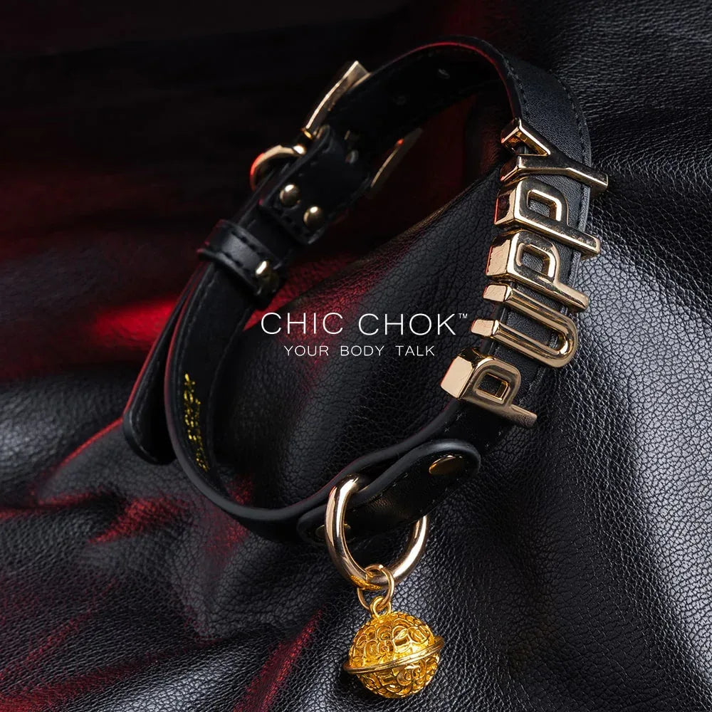 CHICCHOK [PUPPY] - Personalize Letters(Maximum 6) Fashion Choker - CHICCHOK - Choker
